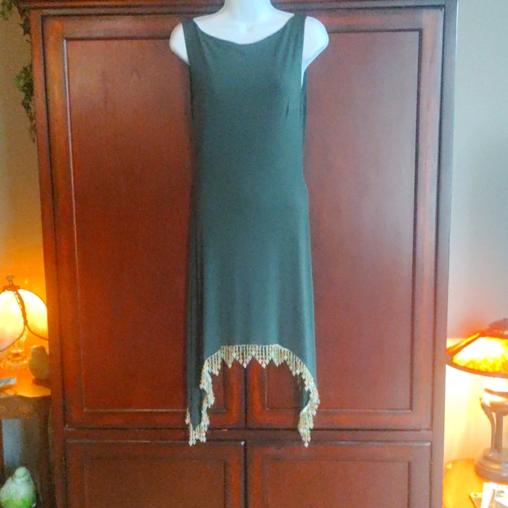 Enzo Loco two piece beaded dress